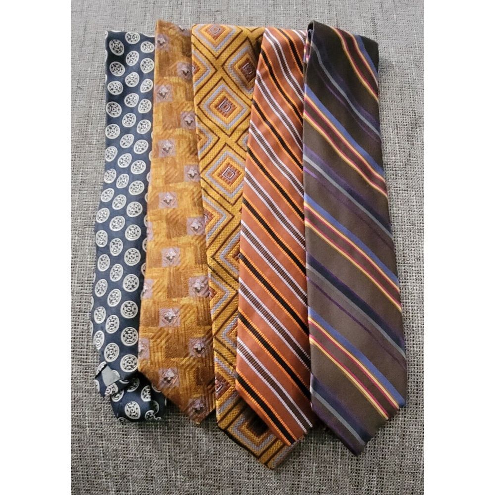 Lot of 5‎ Robert Talbott 100% Silk Ties